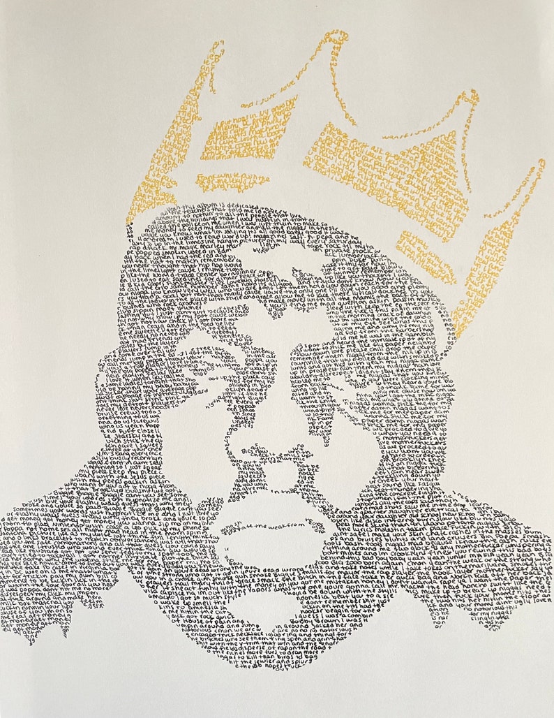 Notorious B.I.G. Lyric Art image 3