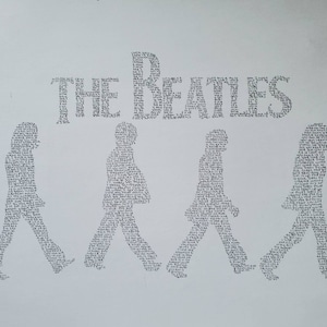 Beatles Lyrics Art