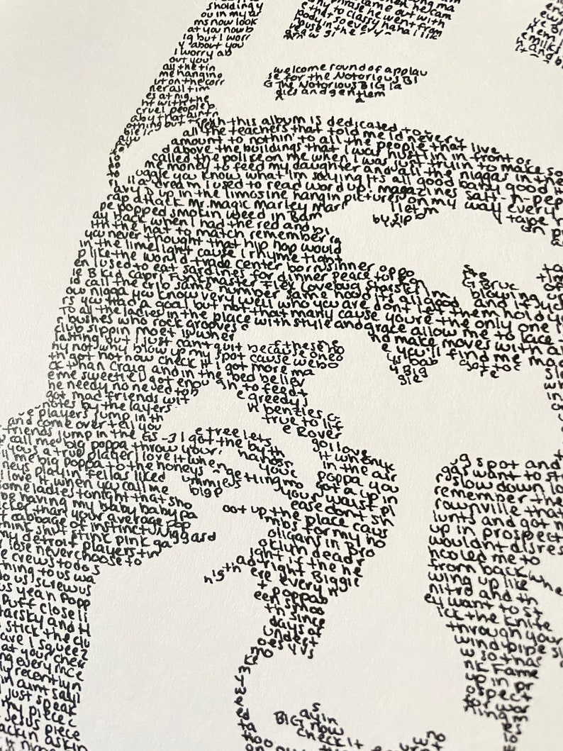 Notorious B.I.G. Lyric Art image 2
