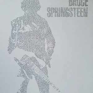 Bruce Springsteen Lyrics Art