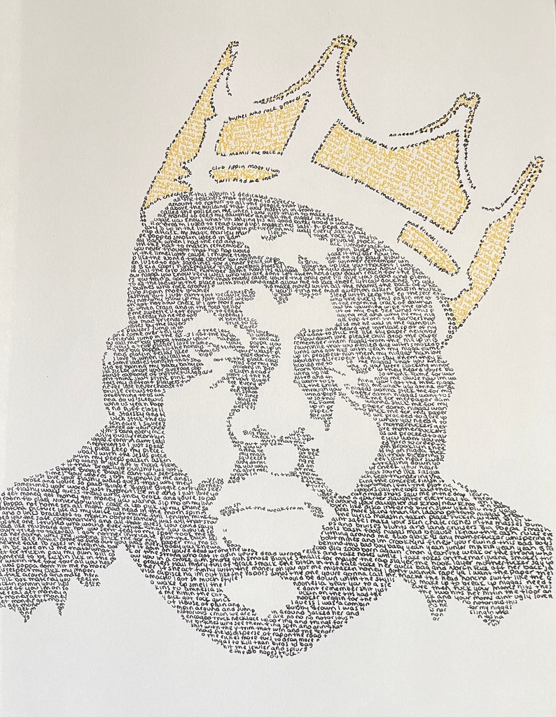 Notorious B.I.G. Lyric Art image 4
