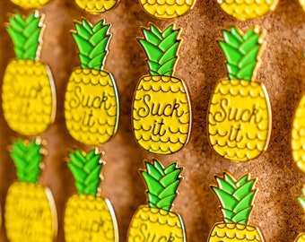 Psych-Os Suck It Enamel Pin