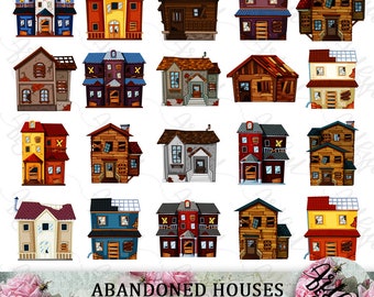 Abandoned House Etsy