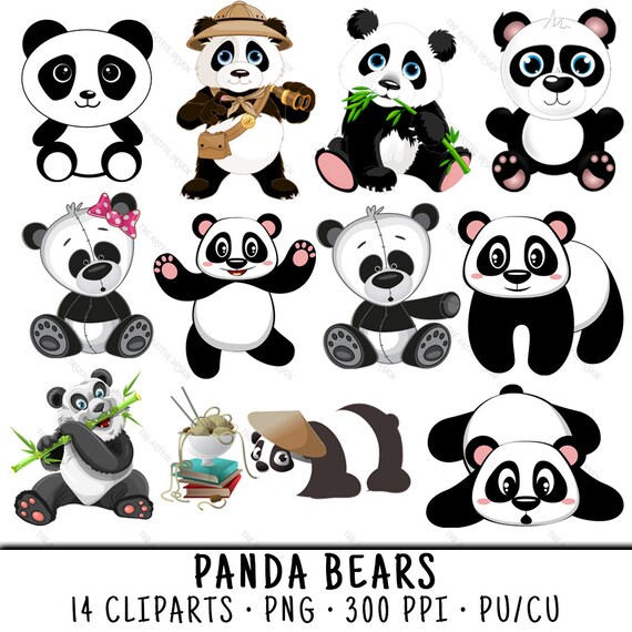 panda bear clipart panda