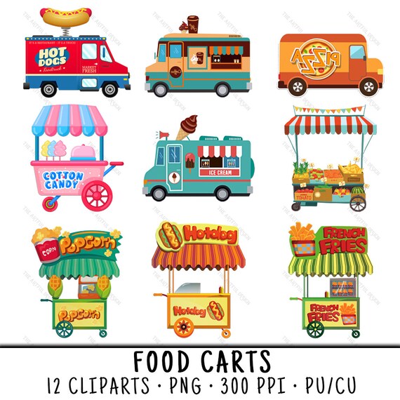 Food Cart Clipart Food Truck Clipart Food Cart Clip Art Food Truck Clip Art Food Cart Png Food Truck Png Png Food Cart Food Carts