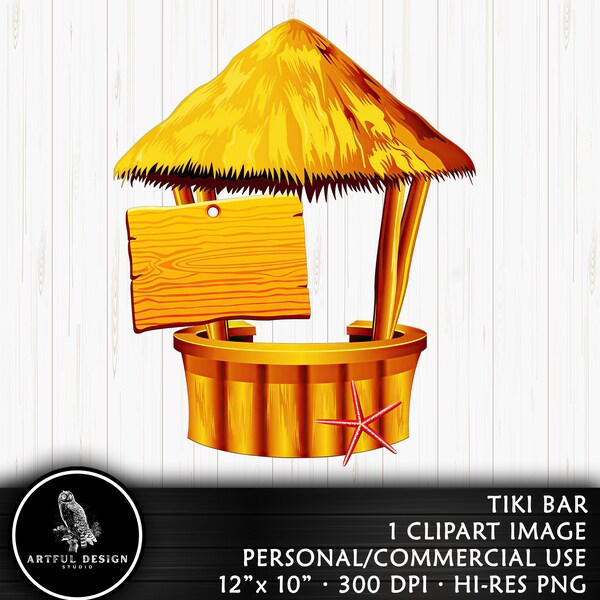 Tiki Bar PNG, Tiki Bar Clipart, Tiki Bar Clip Art, Tiki Bar Sublimation, Tiki Bar Image, Tiki Bar Graphic, Tiki Bar Illustration