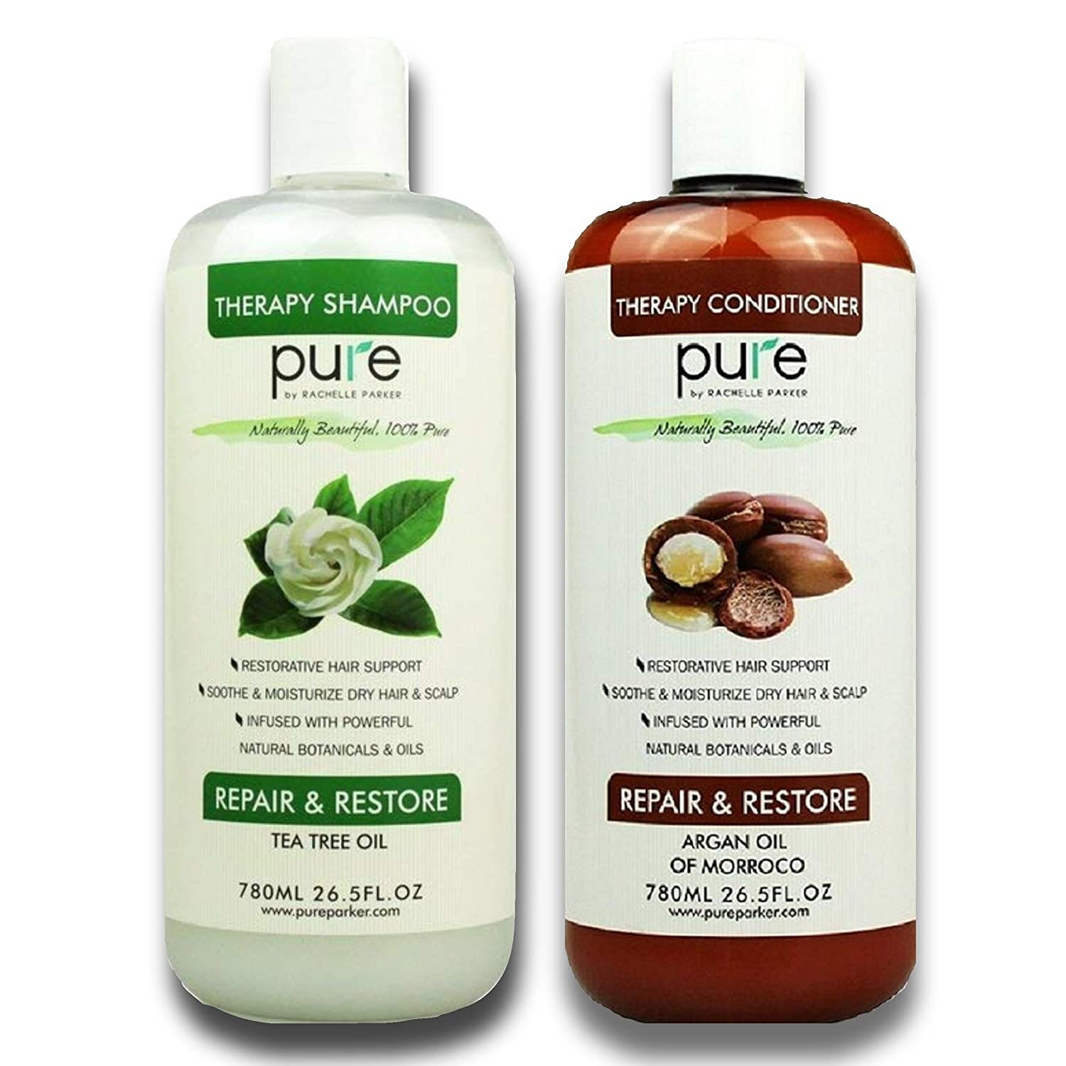 PURE Argan Tea Tree Shampoo and Conditioner or Argan Oil Etsy