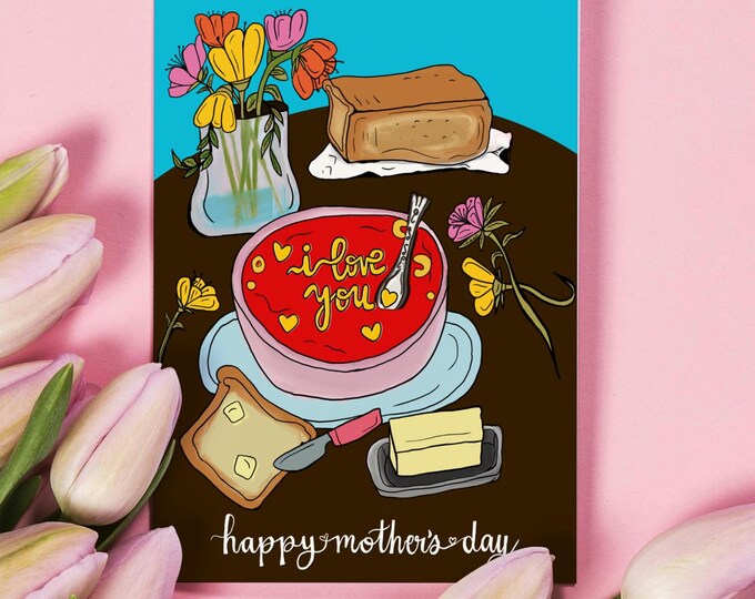 Mother's Day Greeting Card Lilies
