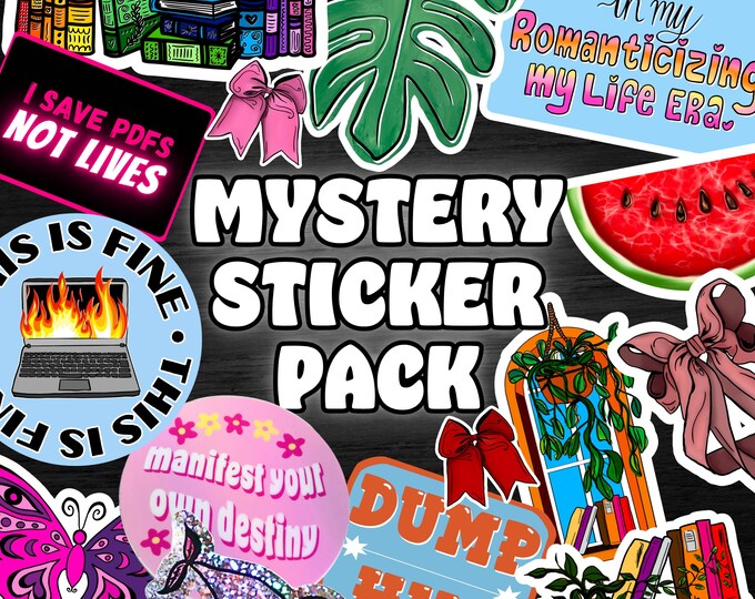 Sticker Pack Mystery Bundle - 10 Stickers Grab Bag
