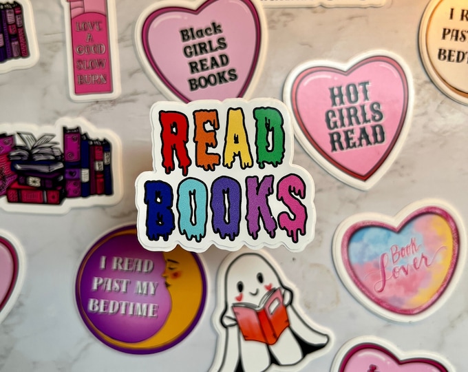 Choose Your Bookish Kindle Stickers, 2in Vinyl Stickers,Book Lover, Mariah Monique Design, Kindle Accessories, Waterproof, Decorative, Gift