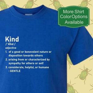 Definition of Kind Shirt, Dictionary Definition Tshirt, Kind Word Shirt, Kind Graphic Tee, Kind Inspirational Gift, Kind Vibes, Hippie Shirt