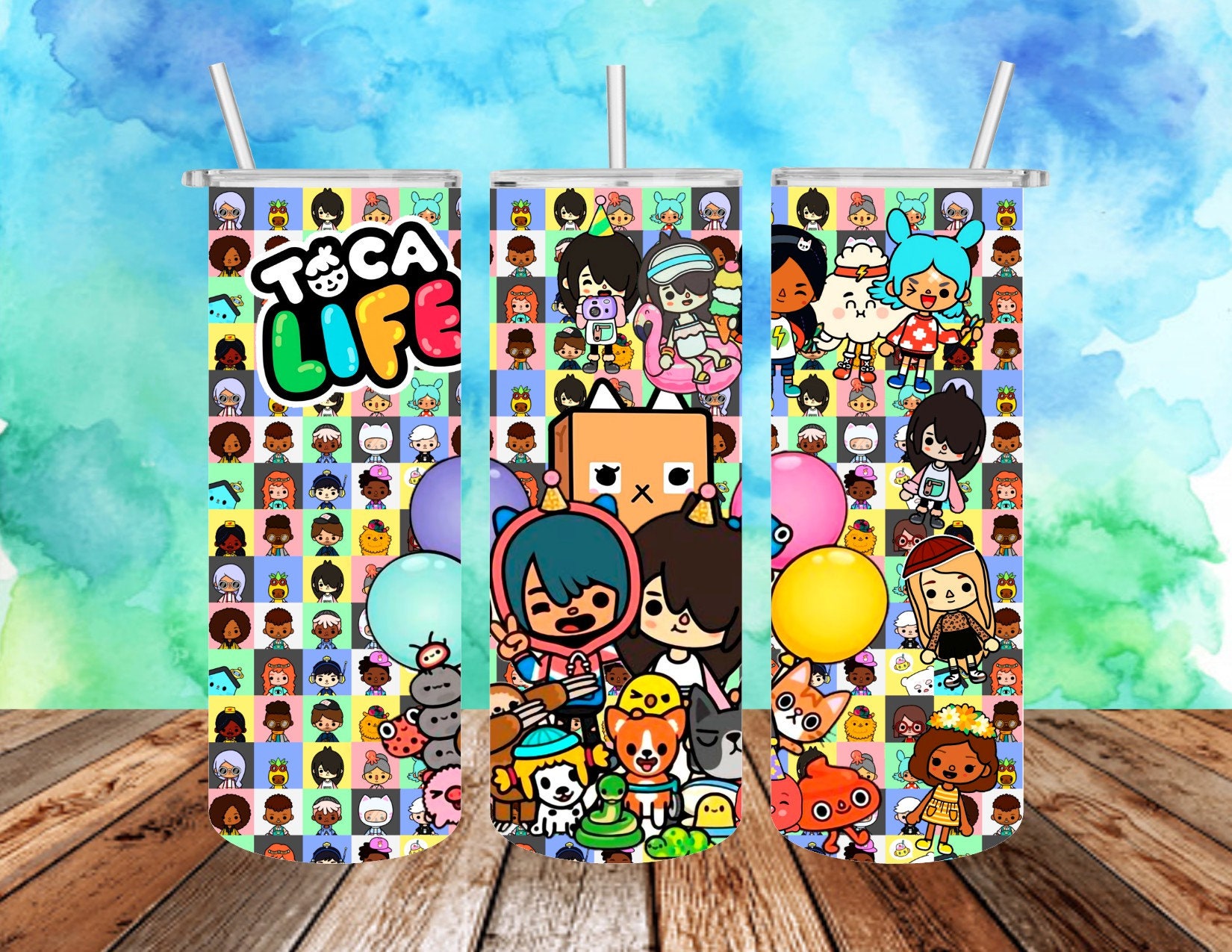 Toca Life World Stickers, Transfer Stickers