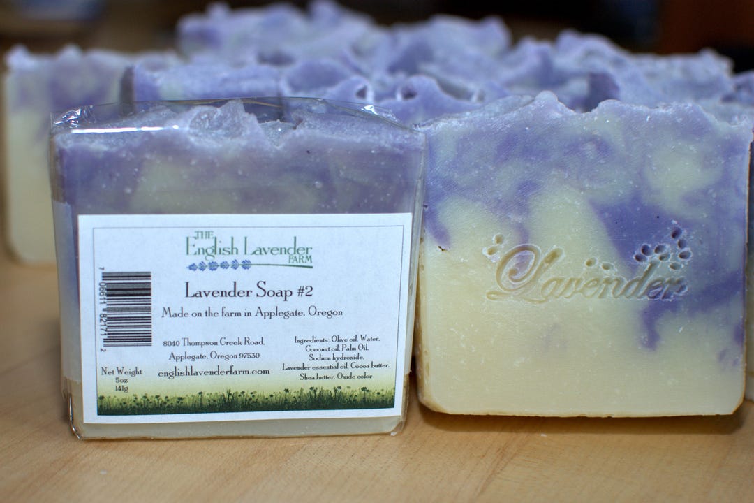 Handmade Lavender Essential Oil Soap No.2 - Etsy