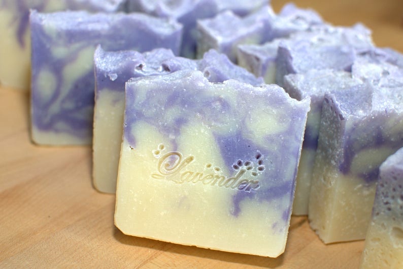 Handmade Lavender Essential Oil Soap No.2 - Etsy