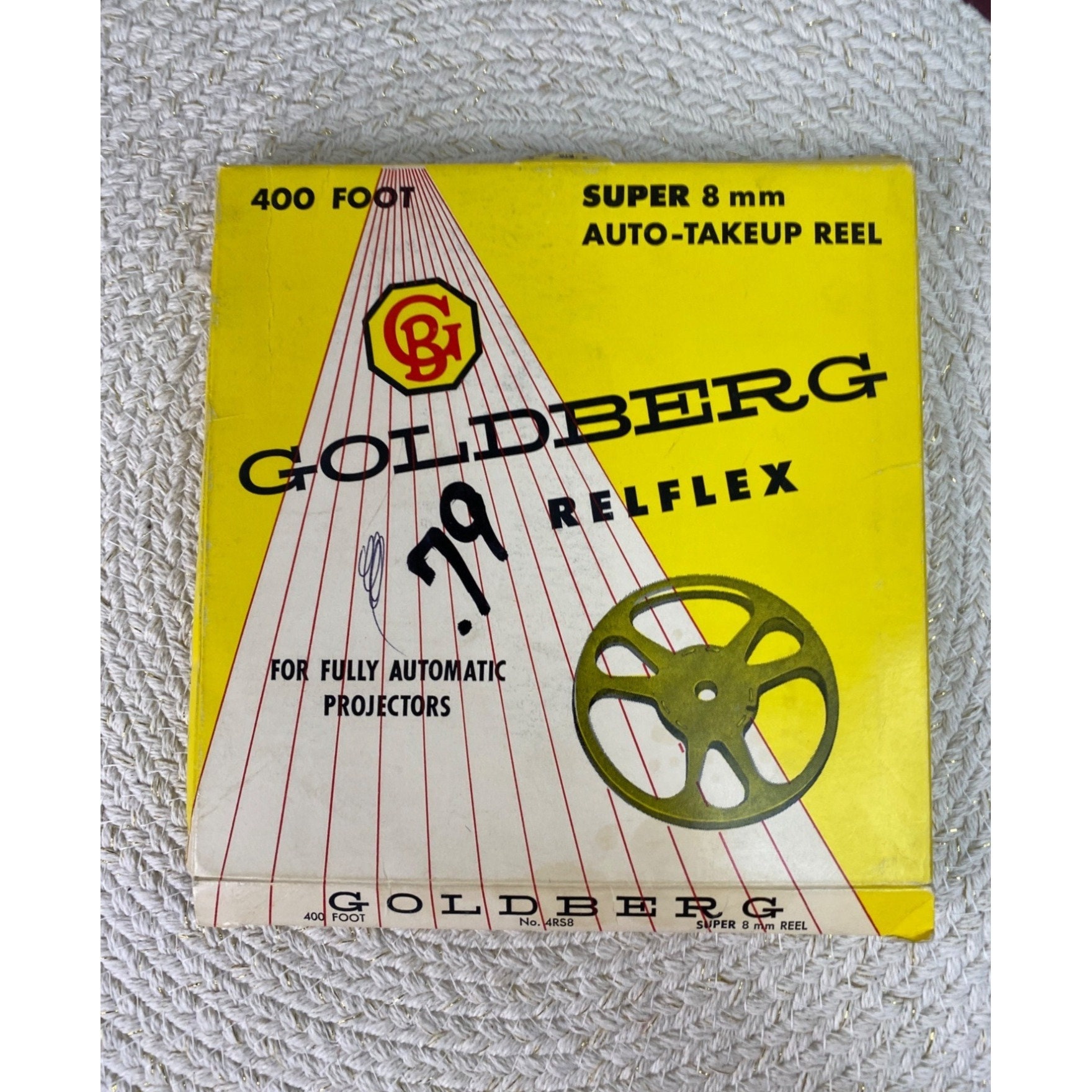 Goldberg Reflex Super 8 Auto Takeup Reel Movie Projector Reel in