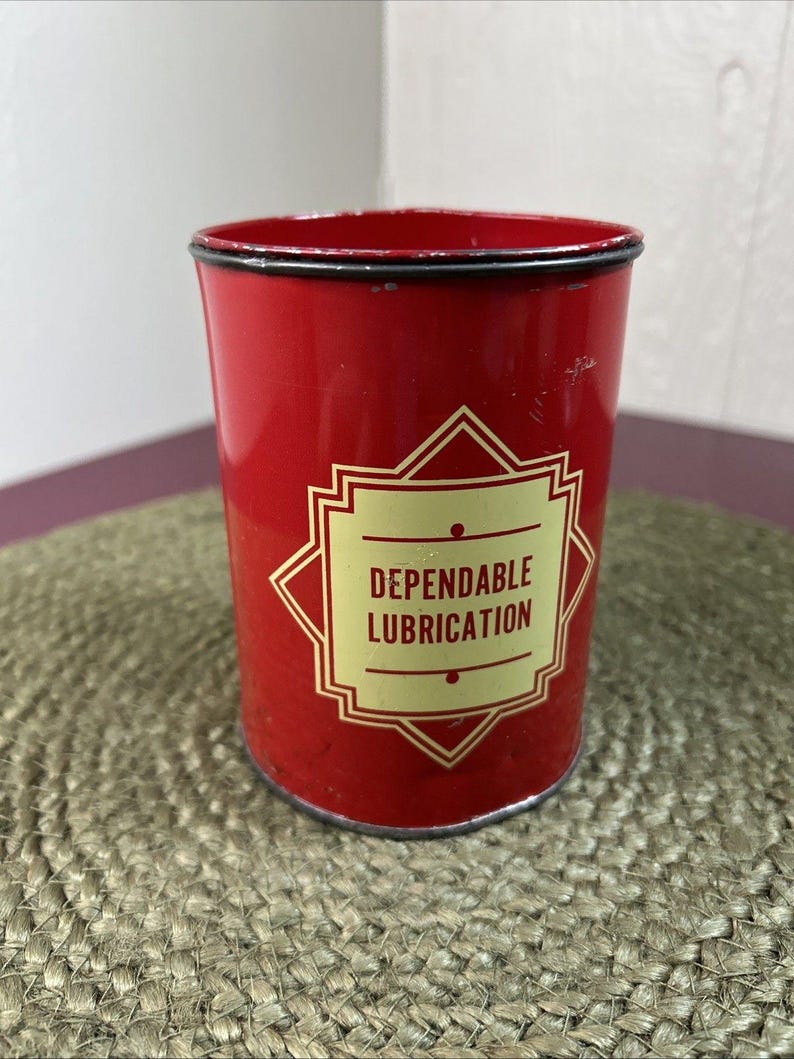 Dubois FGG-0 Grease Can Dependable Lubrication 1 Lb Unopened Tin Litho Container image 1