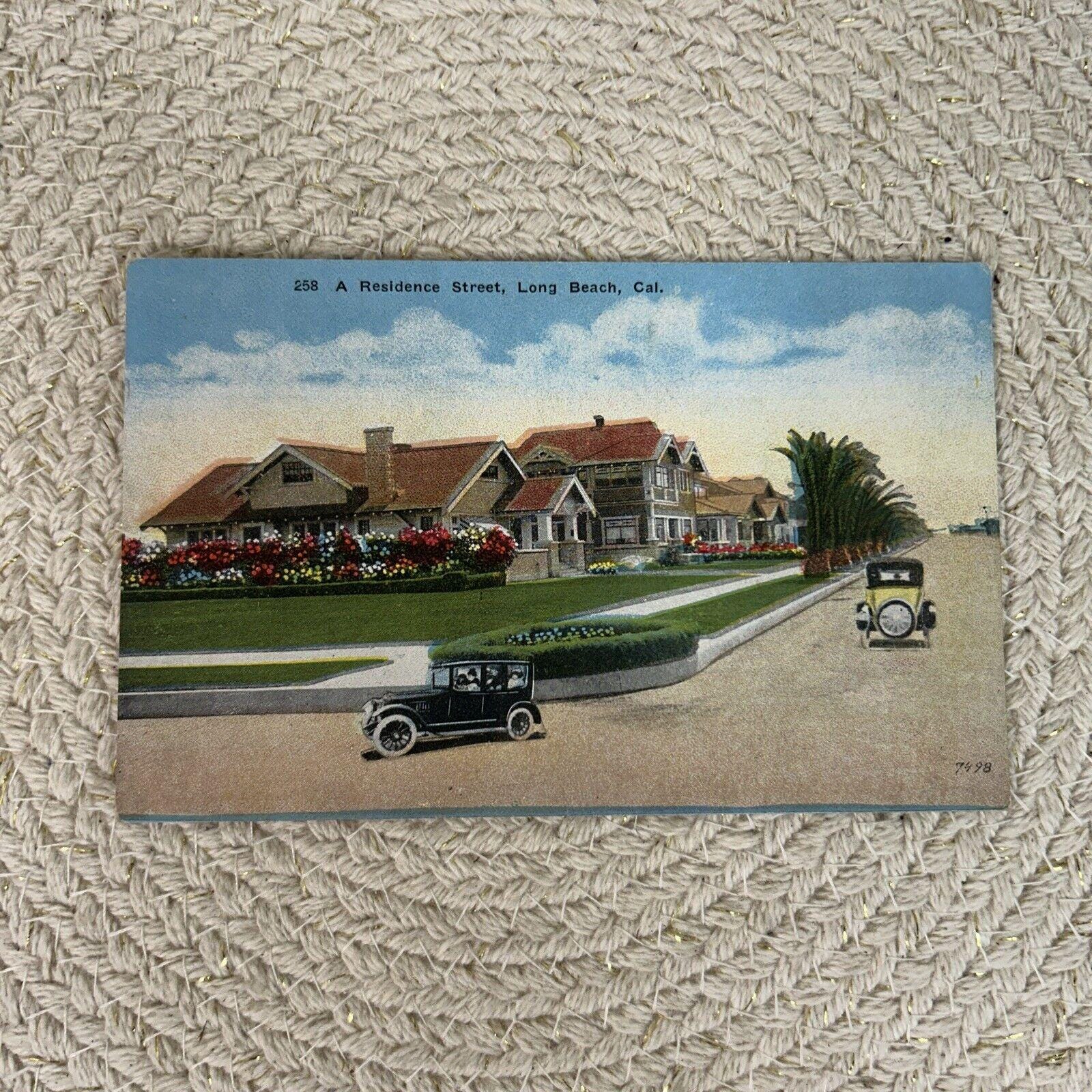 Antique Postcard Topographical Kashower Long Beach California Divided 1930s