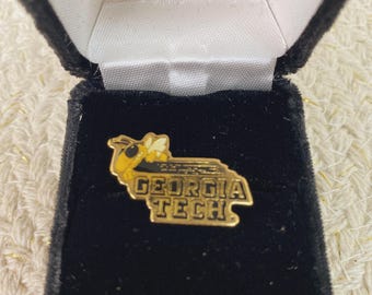 Georgia Tech Atlantic Coast Conference Tie Tack Collar Pin 1995