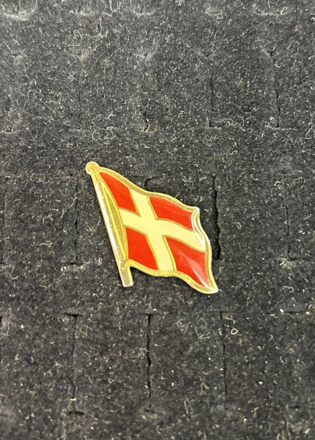 Denmark Flag Vintage Lapel Pin Tie Tack 1 - Etsy