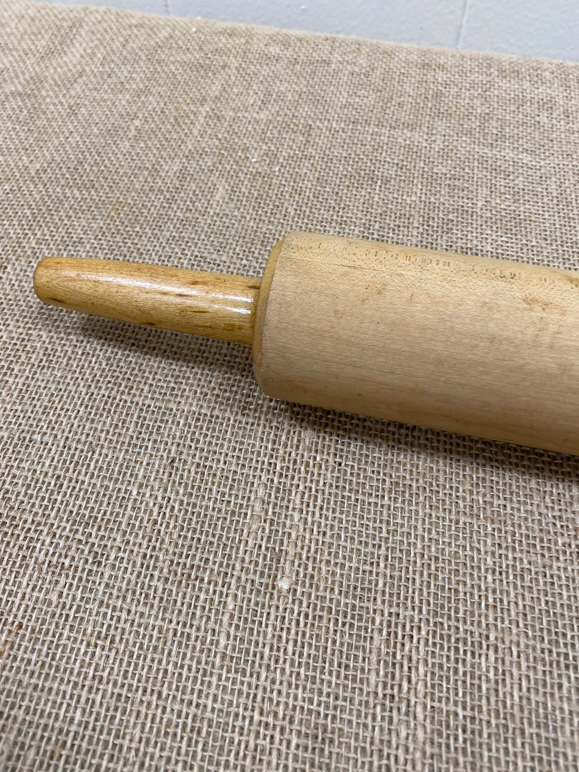 Vintage Wood Rolling Pin For Baking Etsy