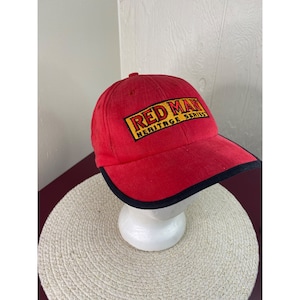 Red Man Chew Heritage Series Embroidered Trucker Hat Cap USA