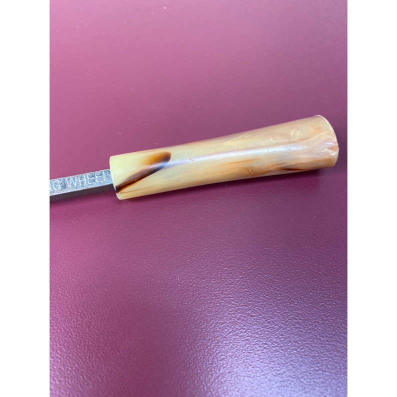 Vintage Dritz Tracing Wheel With Bakelite Handle Tortoise Shell Design ...