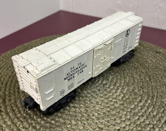 Lionel O Gauge White Automatic Refrigerated Milk Car #3472 Railroad Train Car
