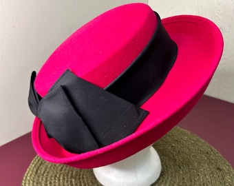 Vintage Felt Hat Bollman Hat Company 100% Wool 20.5” Diameter