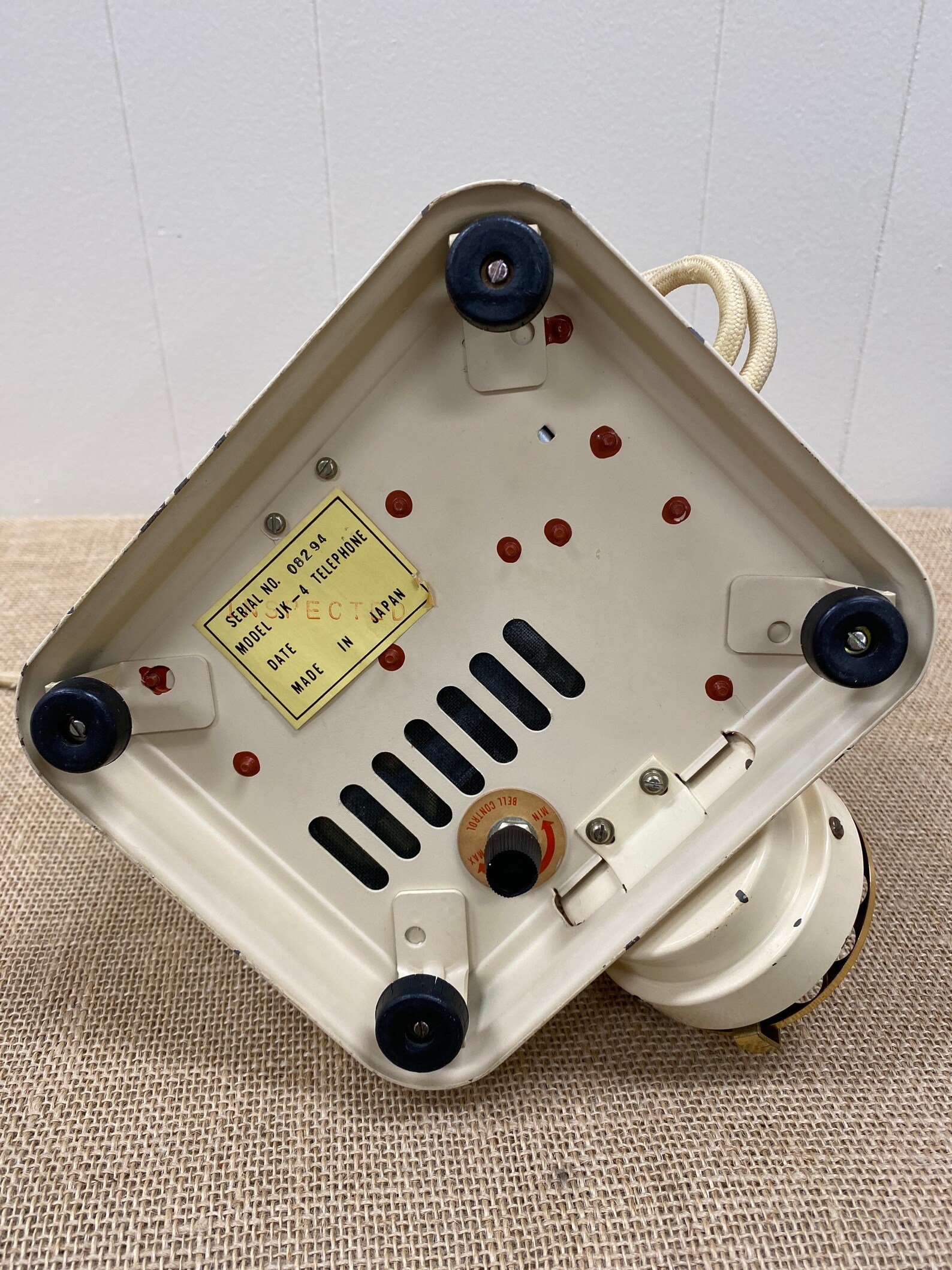 Antique Rotary Dial Cradle Handset Telephone with 4 Prong Etsy