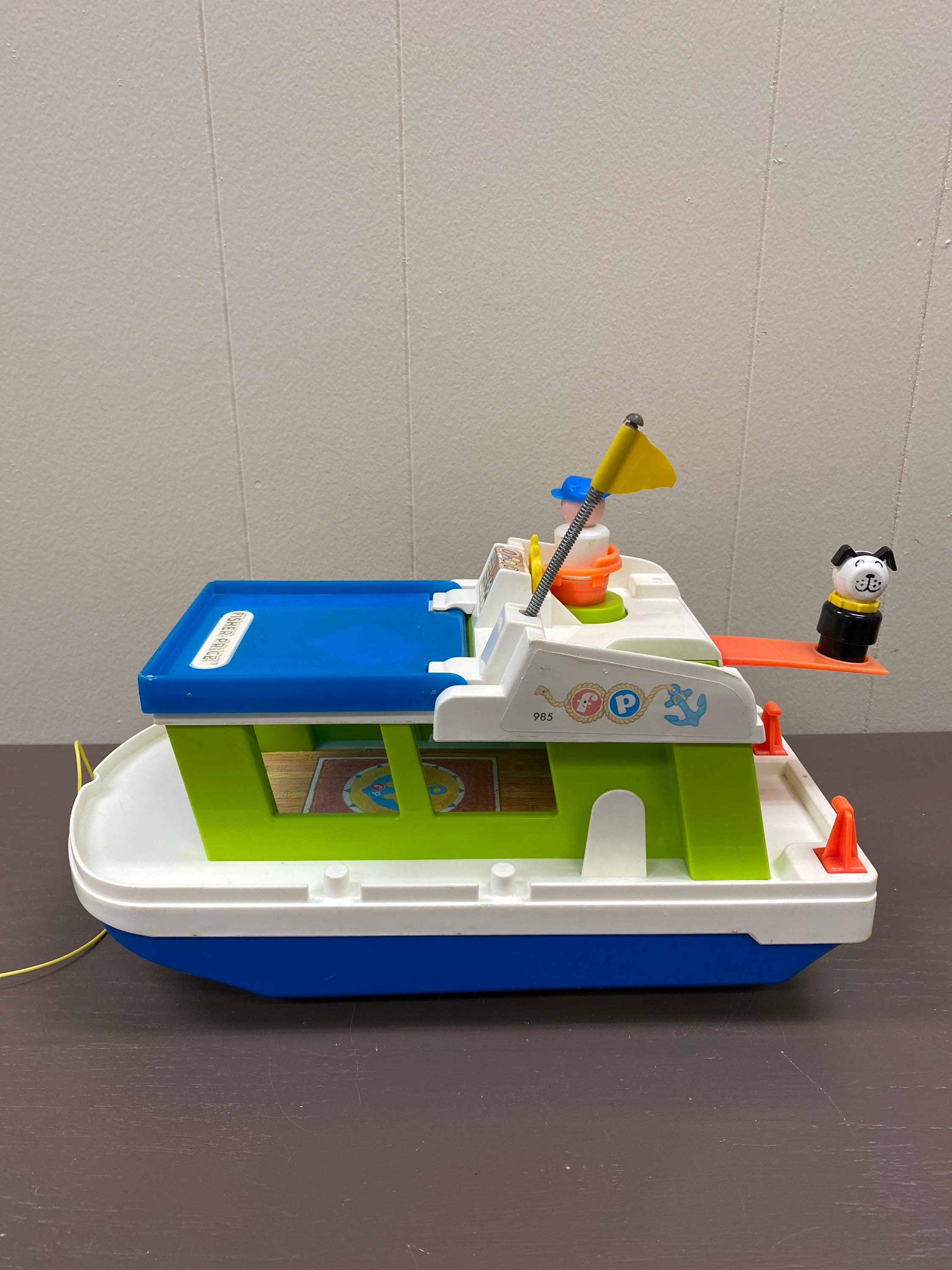 Vintage FP Fisher Price Happy Houseboat With 4 Characters 1972 - Etsy
