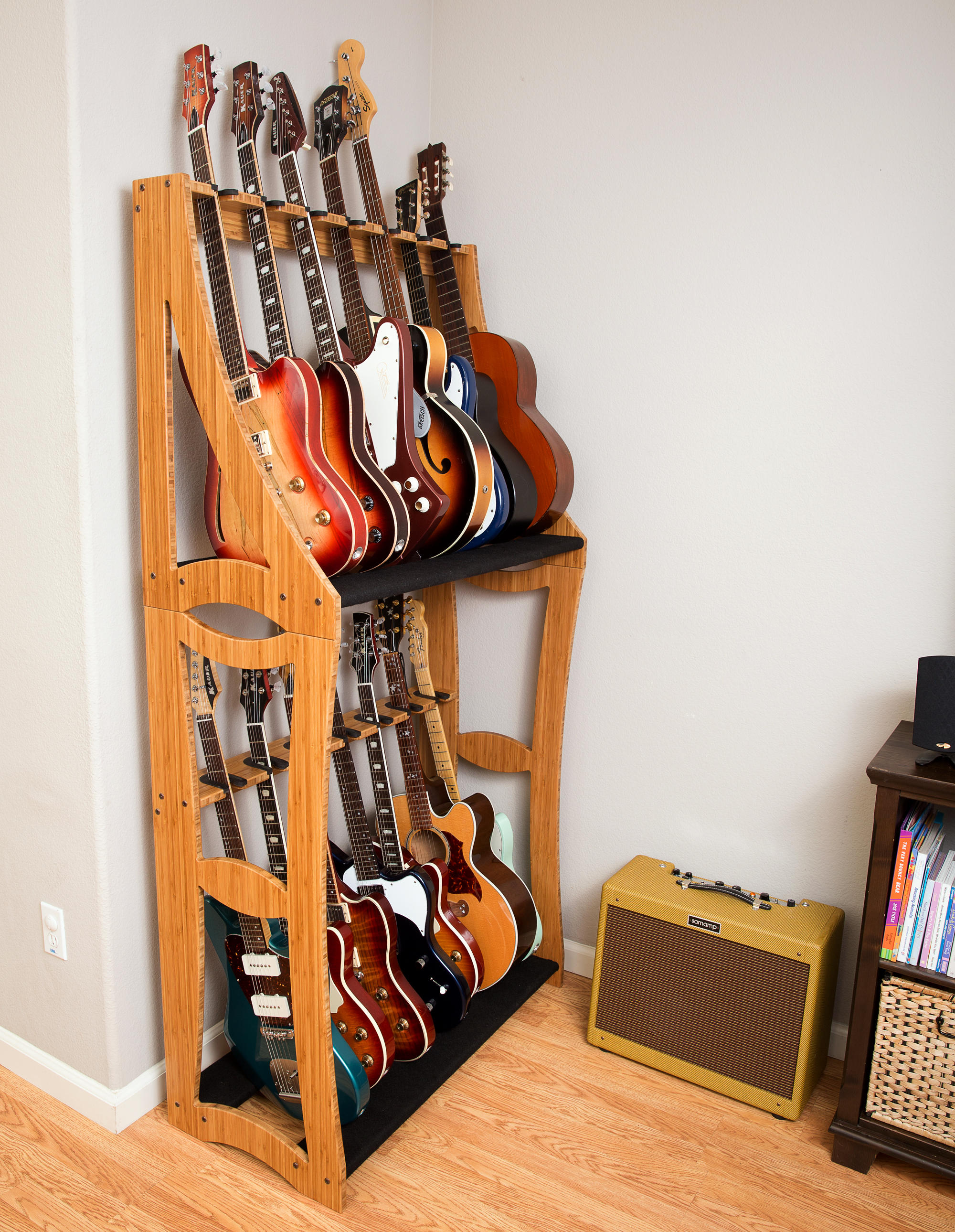 A/B14 14 Space Stacking Guitar Stand Etsy