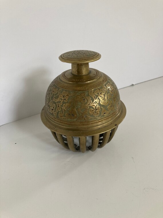 Vintage Brass Elephant Bell Etsy