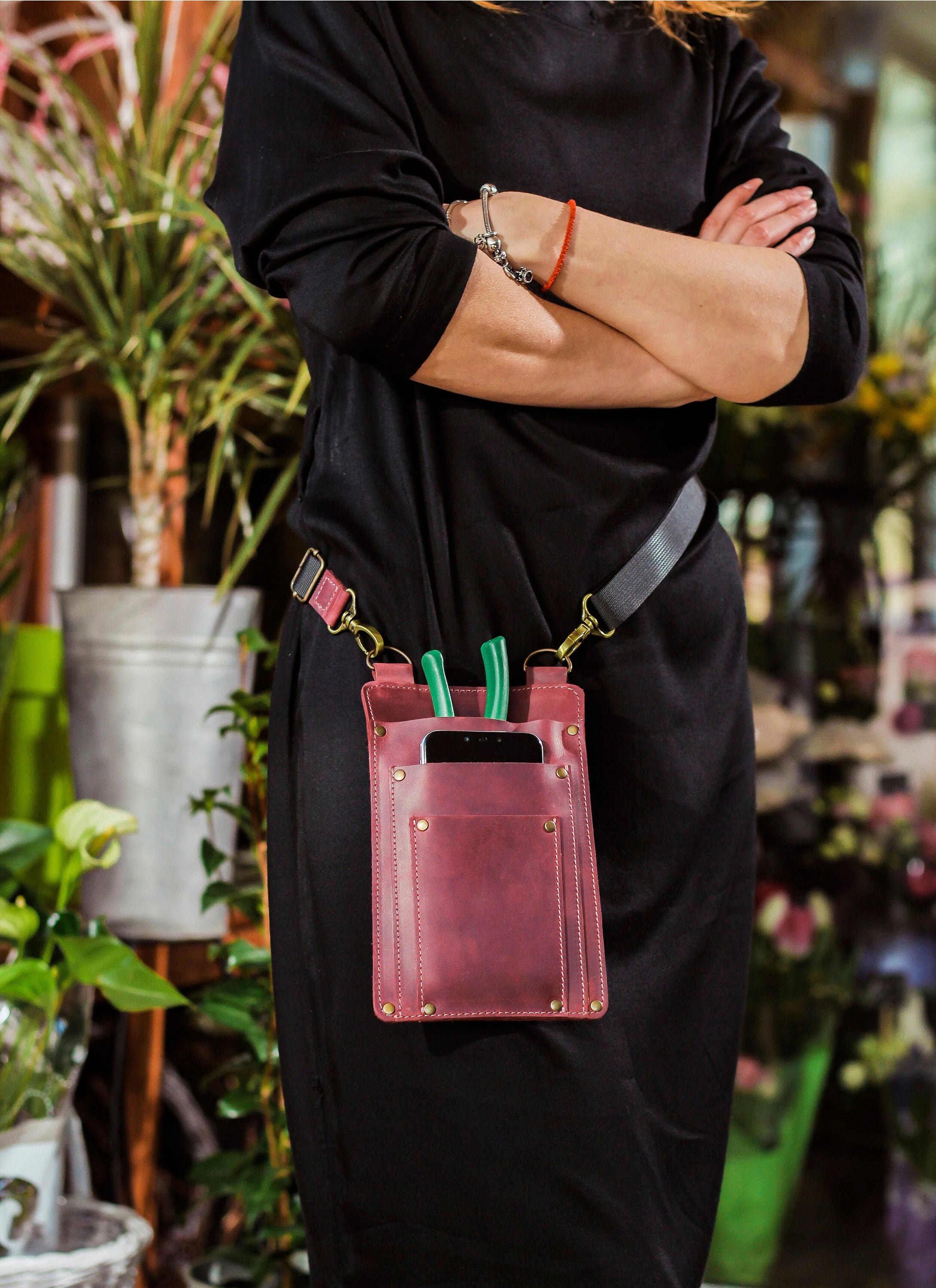 Leather Tool Belt for Florists Florist Tool Bag Belt Etsy