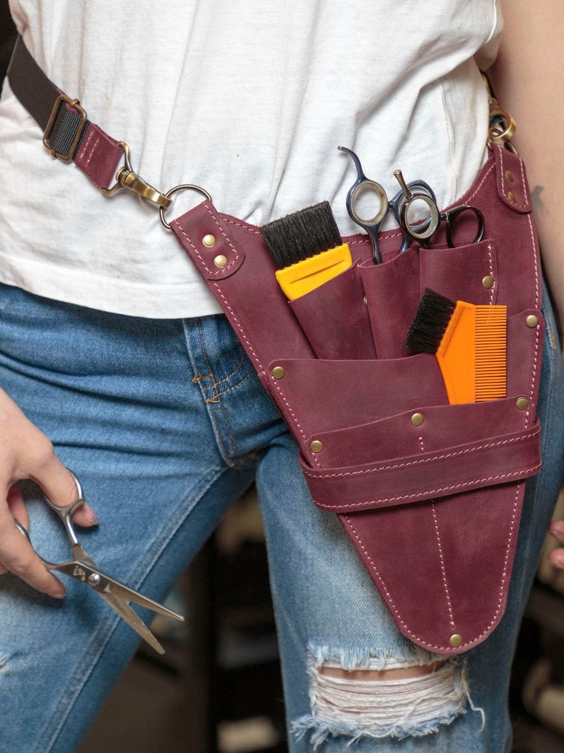 Stylist Tool Bag Leather Tool Bag Barber Tool Case Tool Etsy