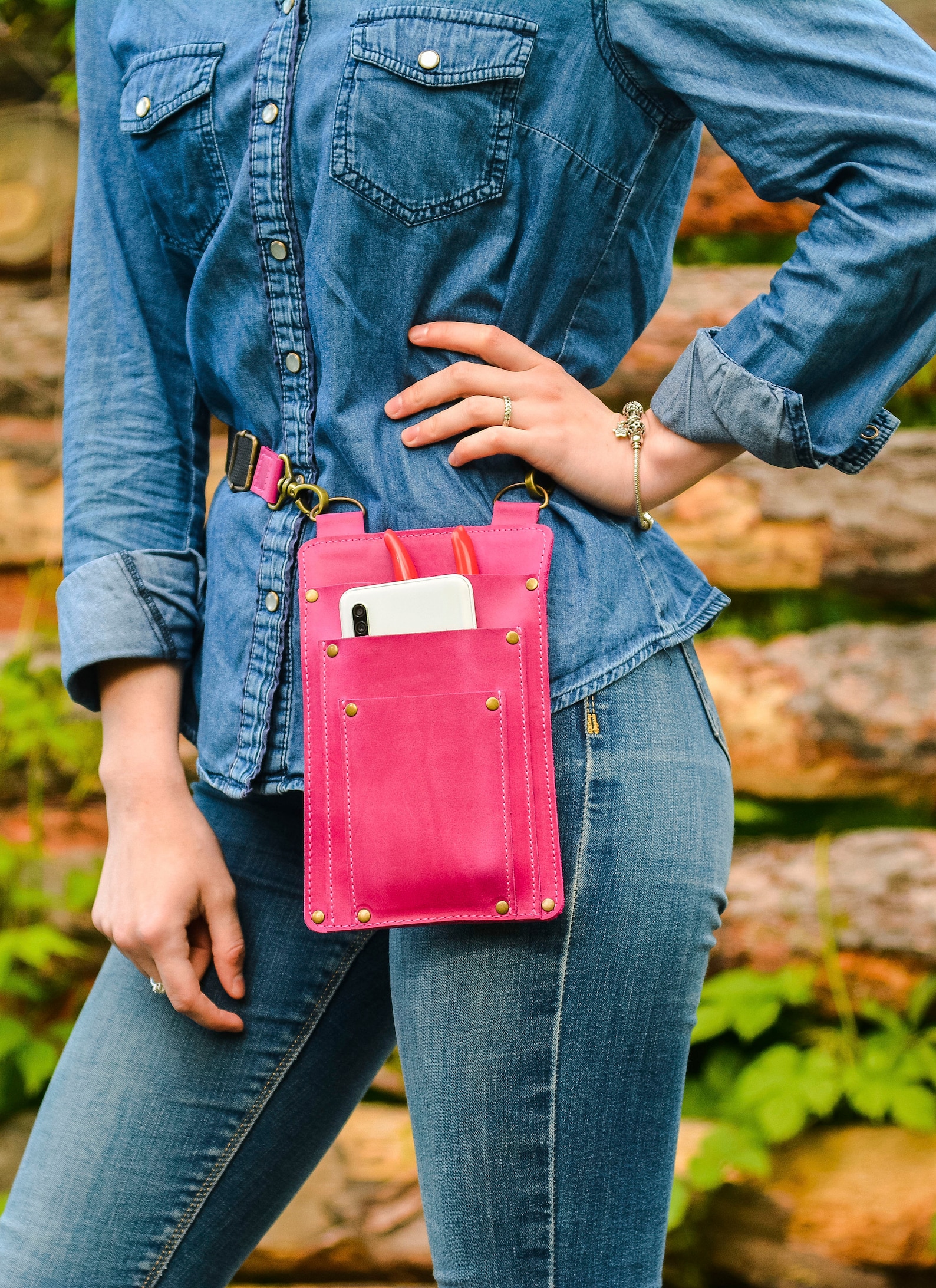 Unisex Tool Belt Bag Small Leather Tool Belt Personalized Etsy