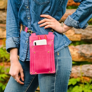 Sac banane unisexe à outils, petite ceinture à outils en cuir, ceinture à outils personnalisée pour fleuriste, ceinture de jardinage, pochette à outils en cuir, cadeau pour fleuriste