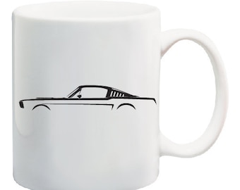1965 Ford Mustang Silhouette 11 oz Coffee Mug Ford Performance 302