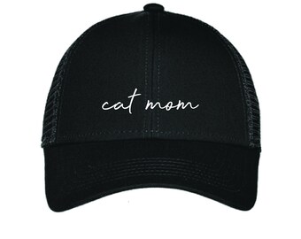 Cat Mom Baseball Hat
