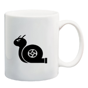 Turbo Snail Mug Funny Comedy Racing Fast Cars Turbos Angry Snail