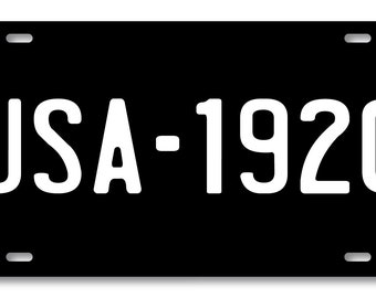 1920-29 USA Classic Car Vanity License Plate