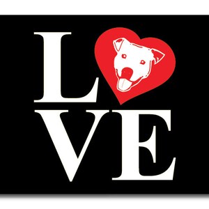 Love Pit bulls License Plate Love Park - Aluminum Black and White Vanity tag dog Philly Philadelphia animal lover