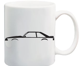 Ford Mustang "Foxbody" Silhouette 11 oz Coffee Mug Ford Performance 5.0  Fastback