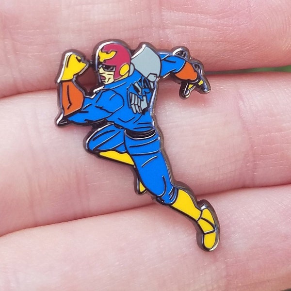 Captain Falcon Smash Bros Enamel Pin