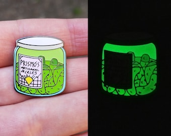 Prismo Pickles Glow In The Dark Hard Enamel Pin Adventure Time Finn Jake Marceline BMO Ice King OOO