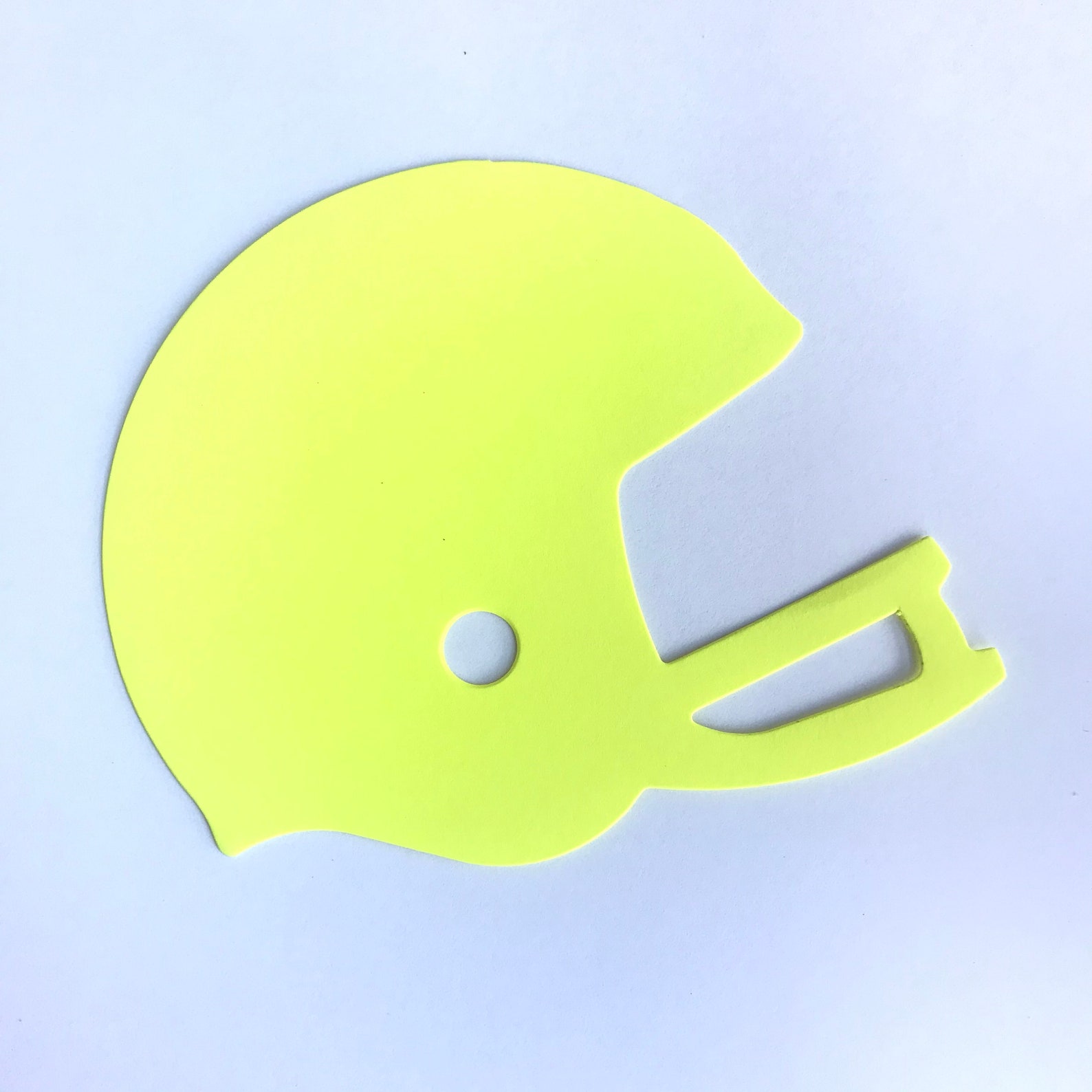 30 Card Stock Football Helmets Yellow 4 Cut Outs Etsy