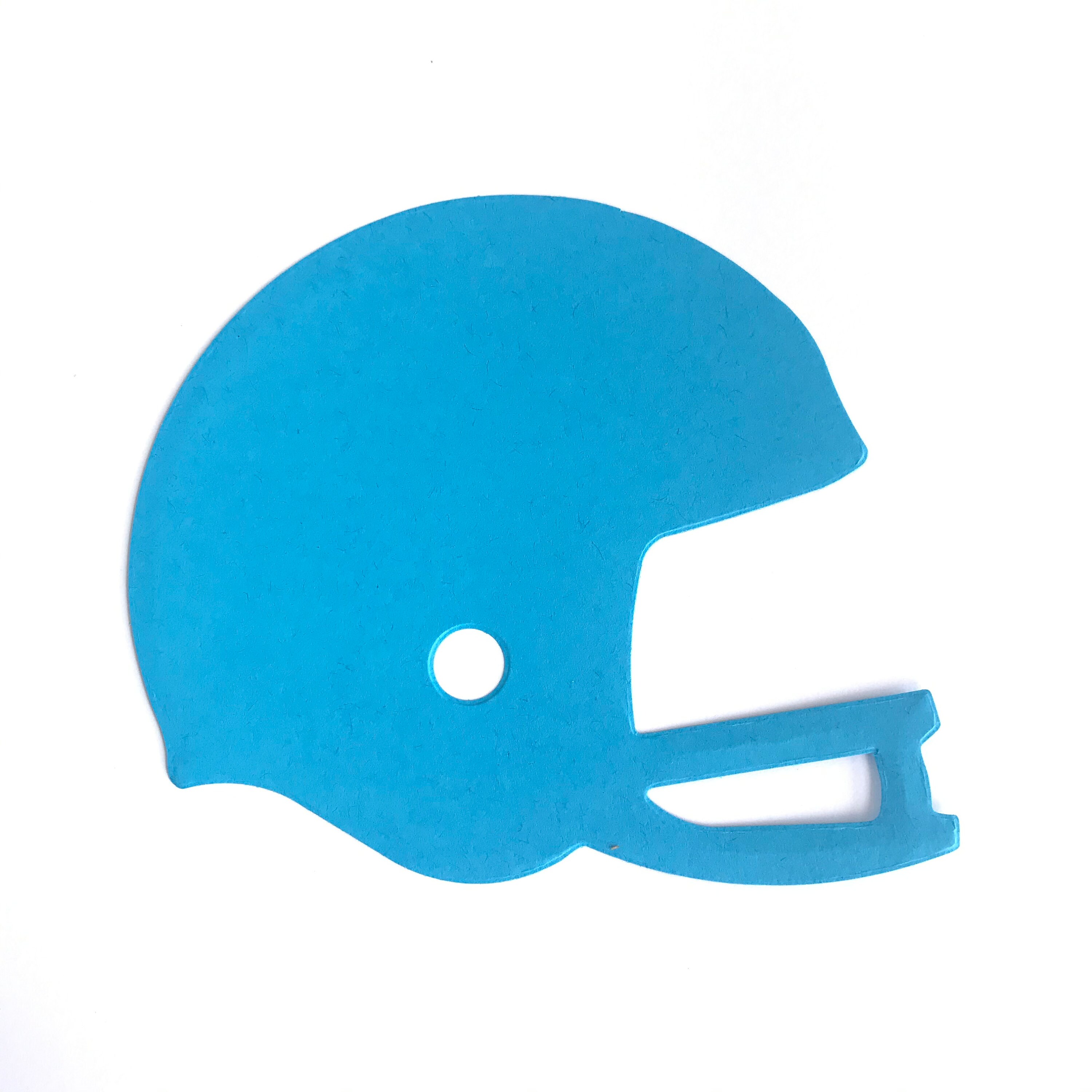 30 Card Stock Football Helmets Blue 4 Cut Outs Die Etsy