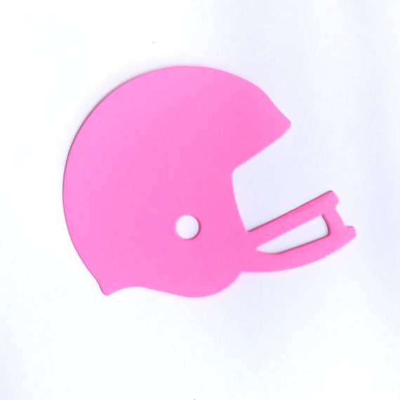 Pink Card Stock Football Helmets 4 Die Cut Shapes Table Scatters Sports  Banquets, Mum Supplies Sports Goody Bags Shadow Box 