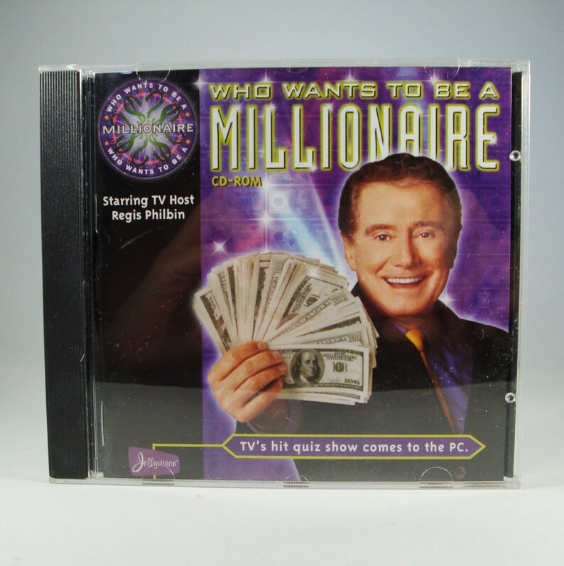 Who Wants To Be A Millionaire Cd For Pc Regis Philbin Who Etsy