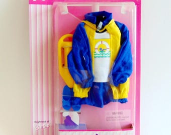 Vintage Ken Doll Lifeguard Outfit and Club, Ken Doll Clothes New in Box, NRFB Ken Doll 96 Swimming Lifeguard Outfit and Accessories