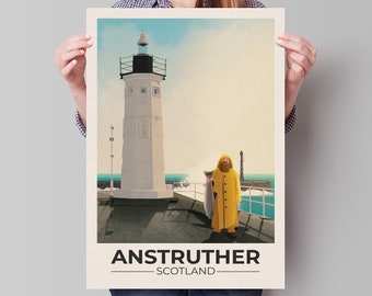 Anstruther Travel Poster